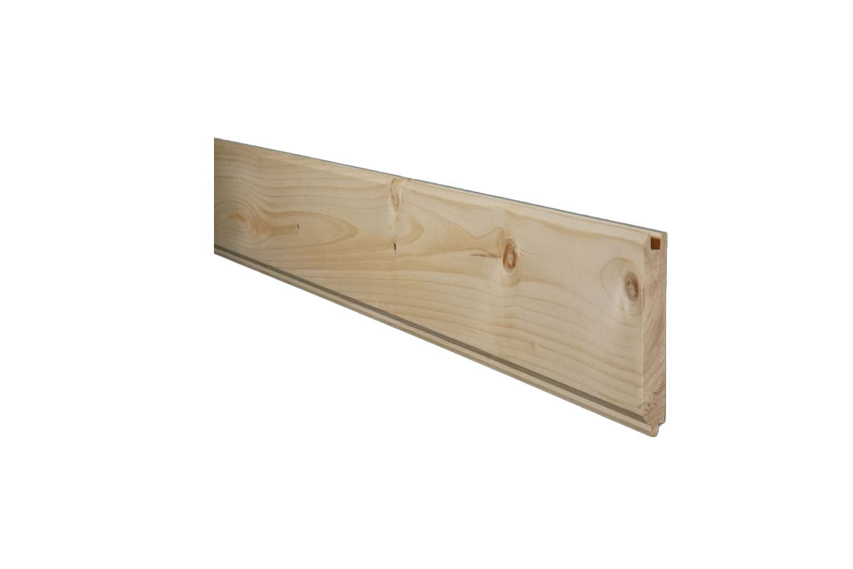 PREMIUM 1X6 PINE V-MATCH W/FLAT PRM168-16WP4/FLATEWP | Tongue