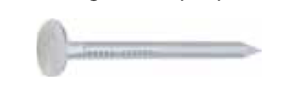 SIMPSON 6D 2" 13GA WHITE 304 STAINLESS RING SHANK SIDING NAIL 1LB ...