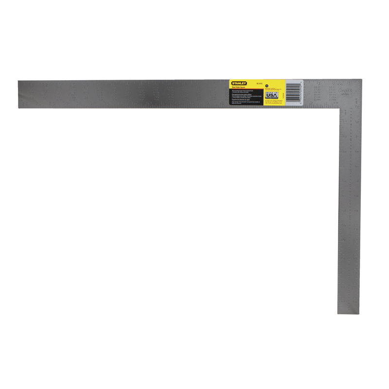 STANLEY 45-910 Rafter/Roofing Square, SAE Graduation, Steel