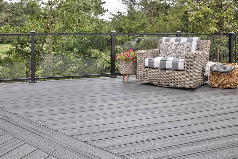 TREX TRANSCEND LINEAGE 1"X51/2" 20' CARMEL GROOVED DECKING Trex