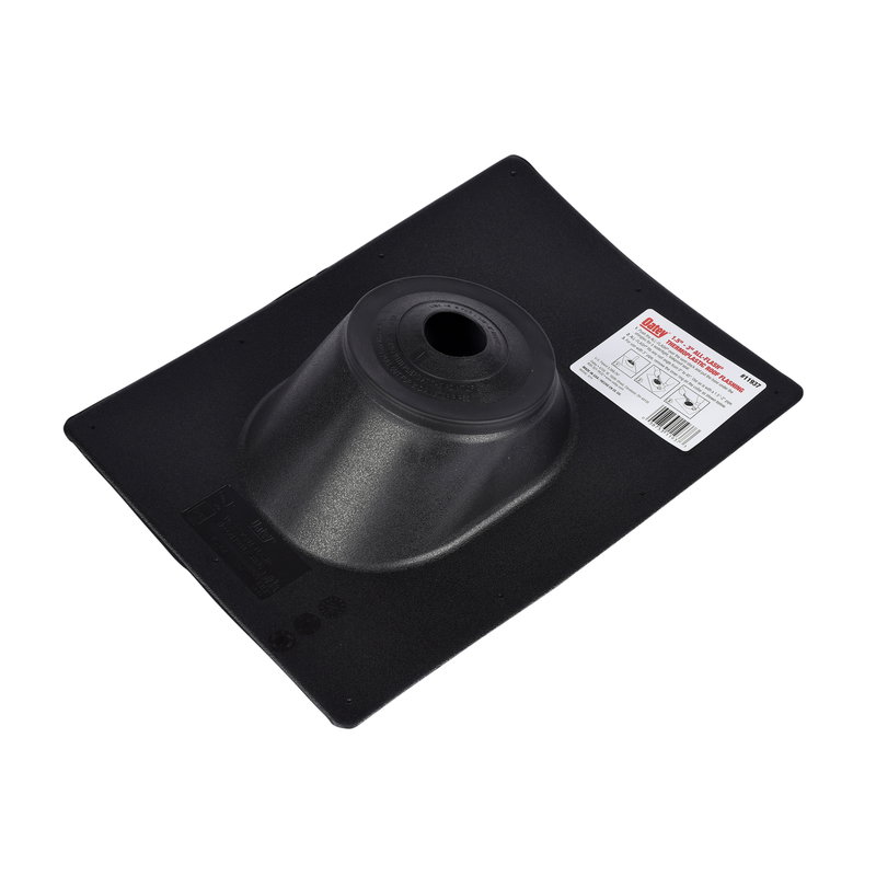 Oatey 1-1/4” Thermoplastic Roof Flashing – No-Calk, Fits Multiple Pipe Types, 45° Pitch