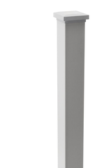 TREX SELECT LEVEL CLASSIC RAIL KIT 72"X36" CLASSIC WHITE W/ROUND BLACK ...